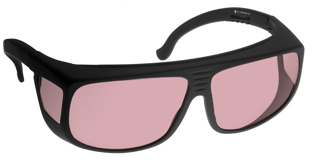 Laser protective glasses DI2, suitable for following common wavelengths: 308 nm, 808 nm, 810 nm, 10600 nm
