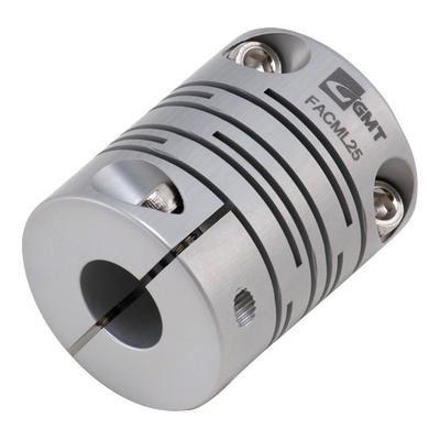 Flexible spiral shaft coupling high precision aluminum FACML40-10-10